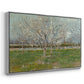 Orchard in Blossom (Plum Trees), 1888 - Floater Framed Canvas Print