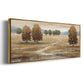 Linen Landscape I - Floater Framed Canvas Print