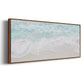 Coastline Tide - Floater Framed Canvas Print