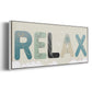 Relax Your Body - Floater Framed Canvas Print