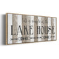 Simple at the Lake House - Floater Framed Canvas Print