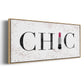 Chic - Floater Framed Canvas Print