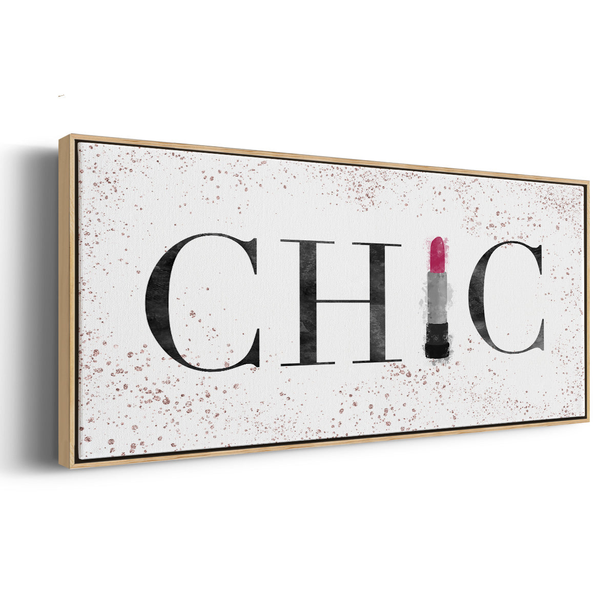 Chic - Floater Framed Canvas Print