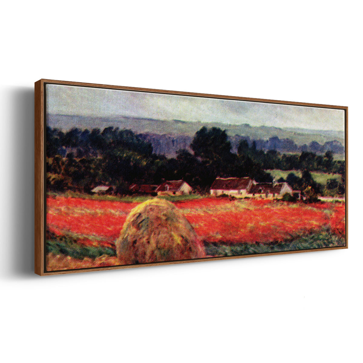 The Poppy Blumenfeld (The Barn) - Floater Framed Canvas Print
