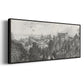 City of Cleveland - Floater Framed Canvas Print