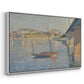 Le Clipper, Asnières, 1887 - Floater Framed Canvas Print