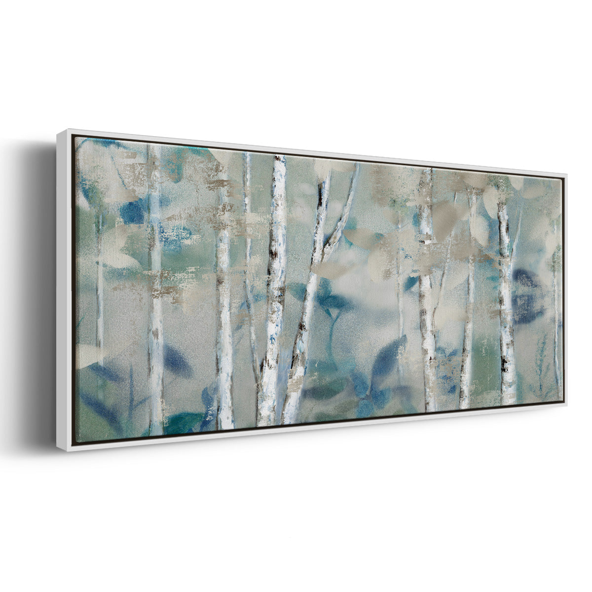 Zen Forest I - Floater Framed Canvas Print