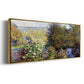 The Corner of the Garden at Montgeron, 1876 - Floater Framed Canvas Print