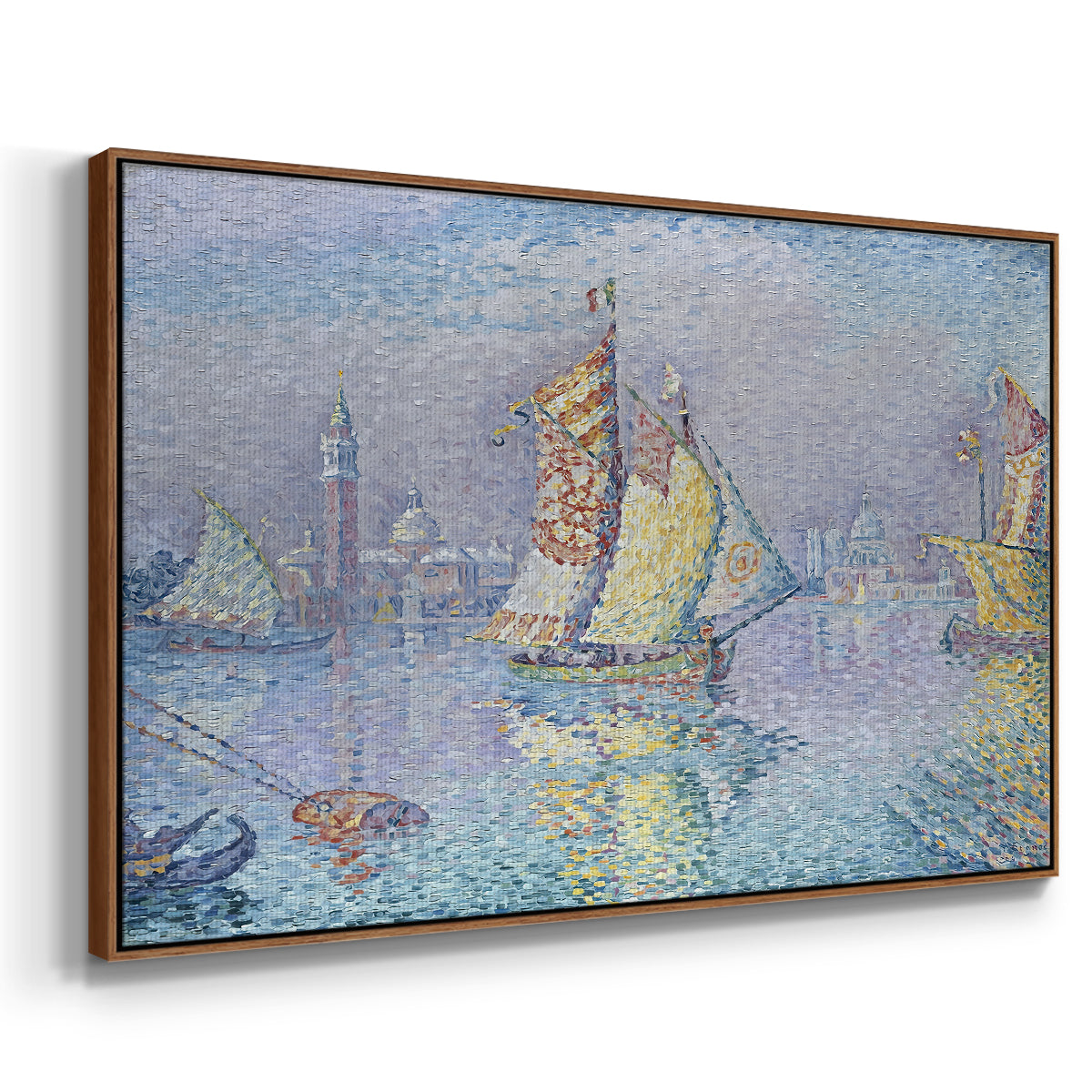 Venice, the Yellow Sail, 1904 - Floater Framed Canvas Print