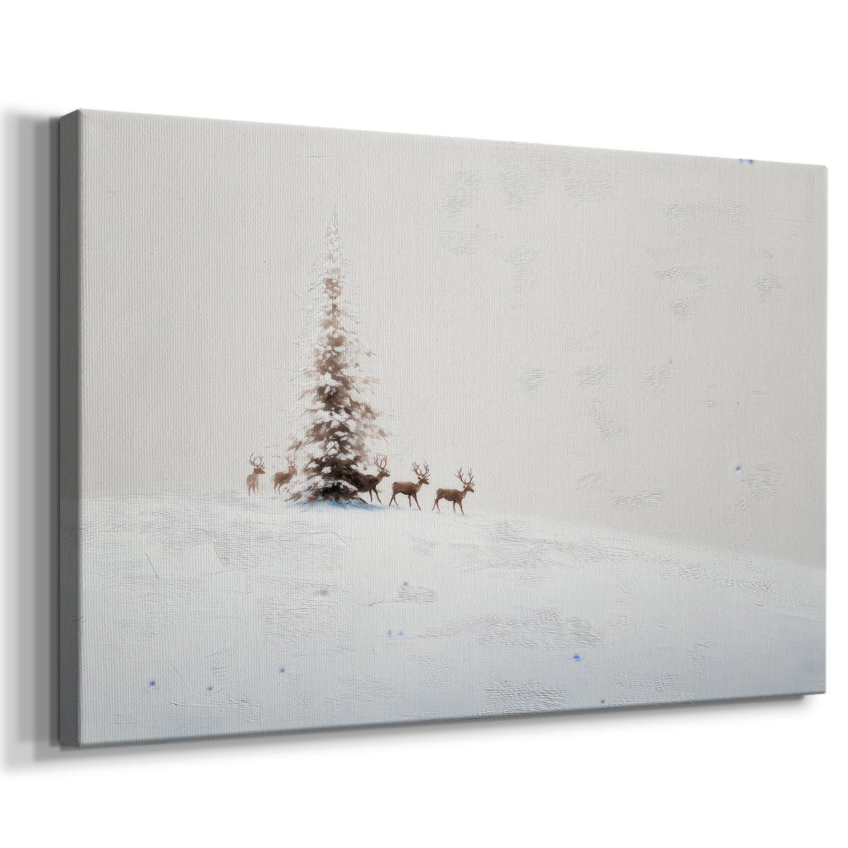Frostlit Stillness - Canvas Art Print