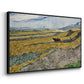 Enclosed Field with Ploughman, 1889 - Floater Framed Canvas Print