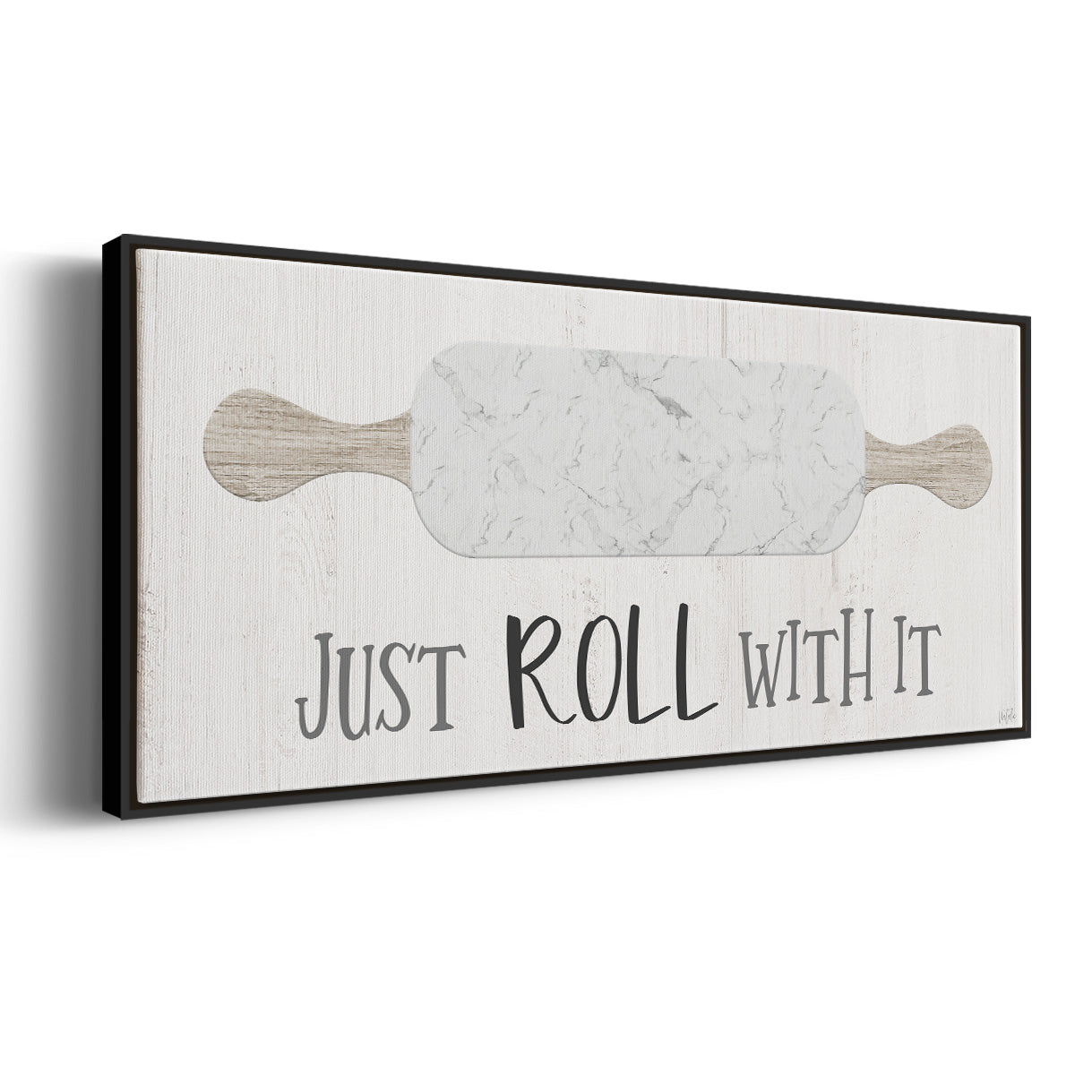 Roll With It - Floater Framed Canvas Print