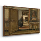 Interior of the Terninck Institution in Antwerp, 1884 - Floater Framed Canvas Print