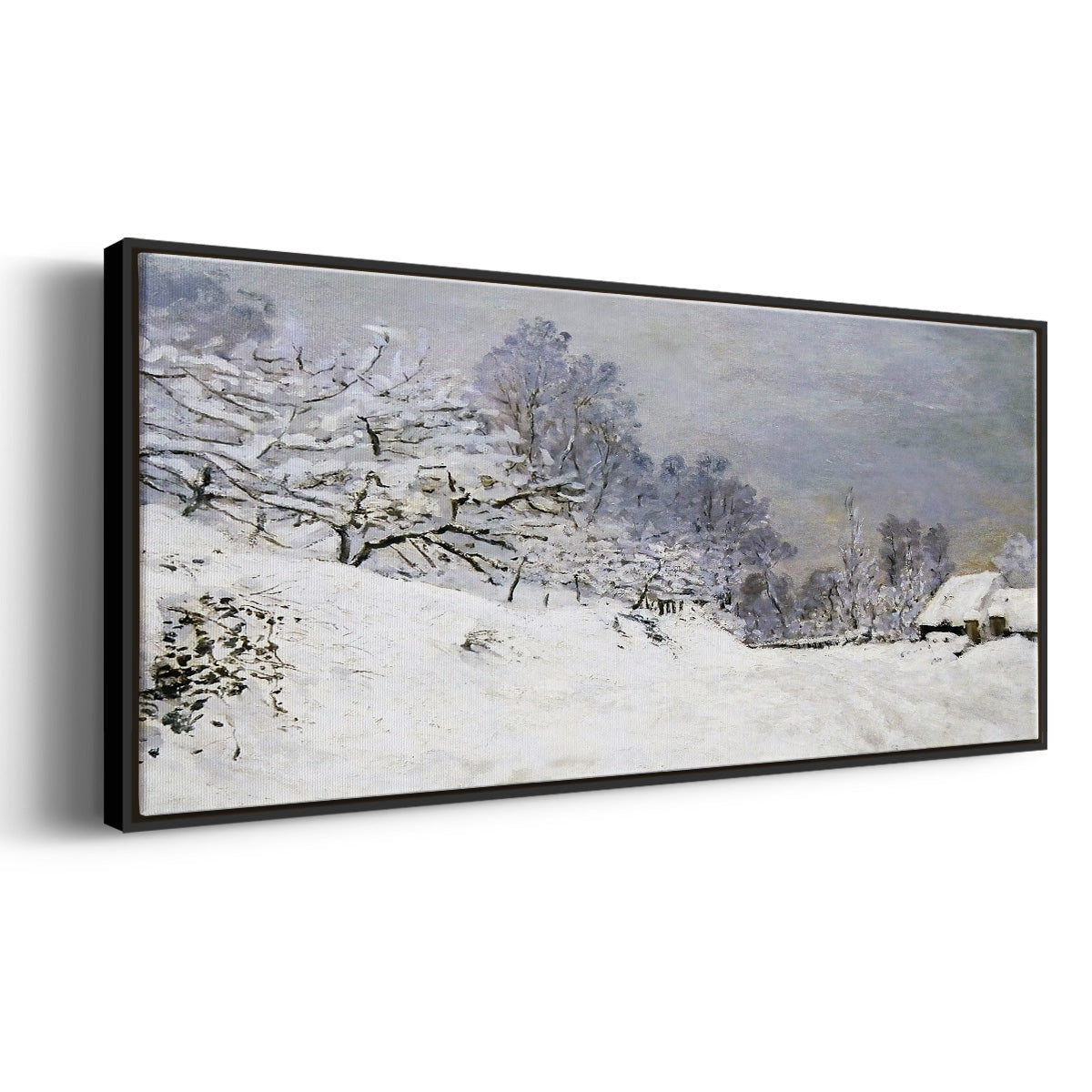 The Road in Front of Saint - Floater Framed Canvas Print