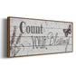 Count Your Blessings - Floater Framed Canvas Print