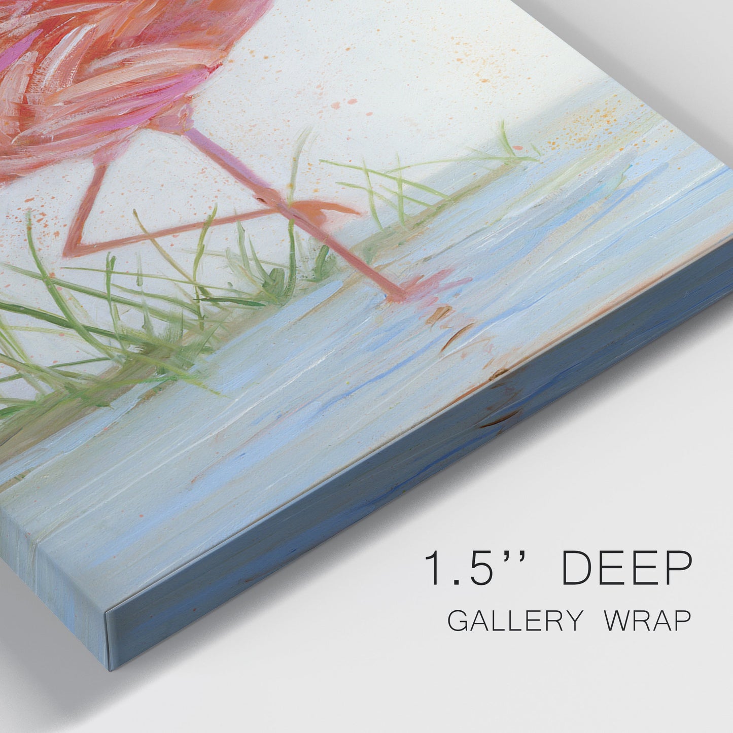 Flamingo I Premium Gallery Wrapped Canvas - Ready to Hang