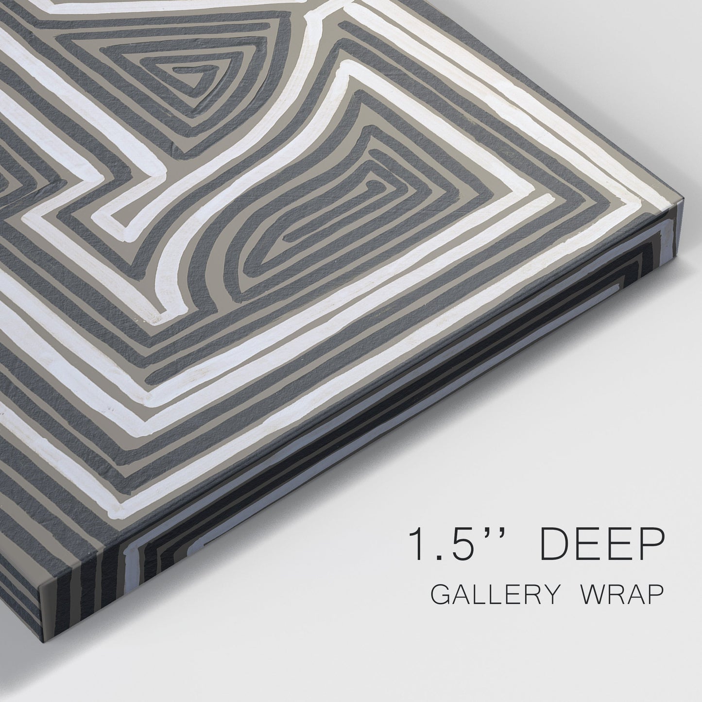 Abstract Maze I Premium Gallery Wrapped Canvas - Ready to Hang