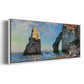 The Rocky Cliffs of Étretat - Floater Framed Canvas Print