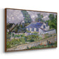 Houses in Auvers, 1890 - Floater Framed Canvas Print
