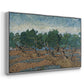 Olive Trees, 1889 - Floater Framed Canvas Print