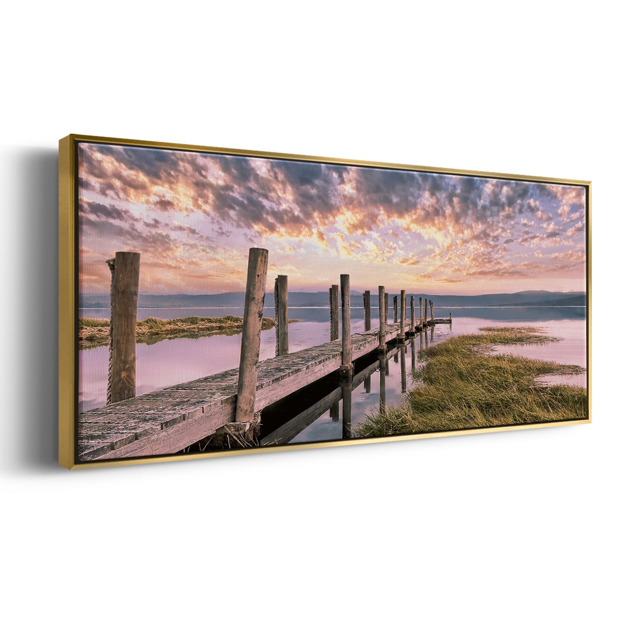 Sky - Floater Framed Canvas Print