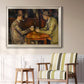 The Card Players - Ornate Framed Canvas Print