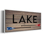 Lake Paddles - Floater Framed Canvas Print
