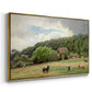 Farm with Grazing Cows (Bondegård med beitende kuer), 1892 - Floater Framed Canvas Print
