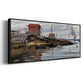 The Seine at Petit - Floater Framed Canvas Print