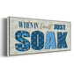 When in Doubt - Floater Framed Canvas Print