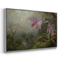 Two Sun Angel Hummingbirds on a Branch, c. 1890-1904 - Floater Framed Canvas Print