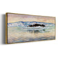 The Fjord, Near Christiania, 1893 - Floater Framed Canvas Print