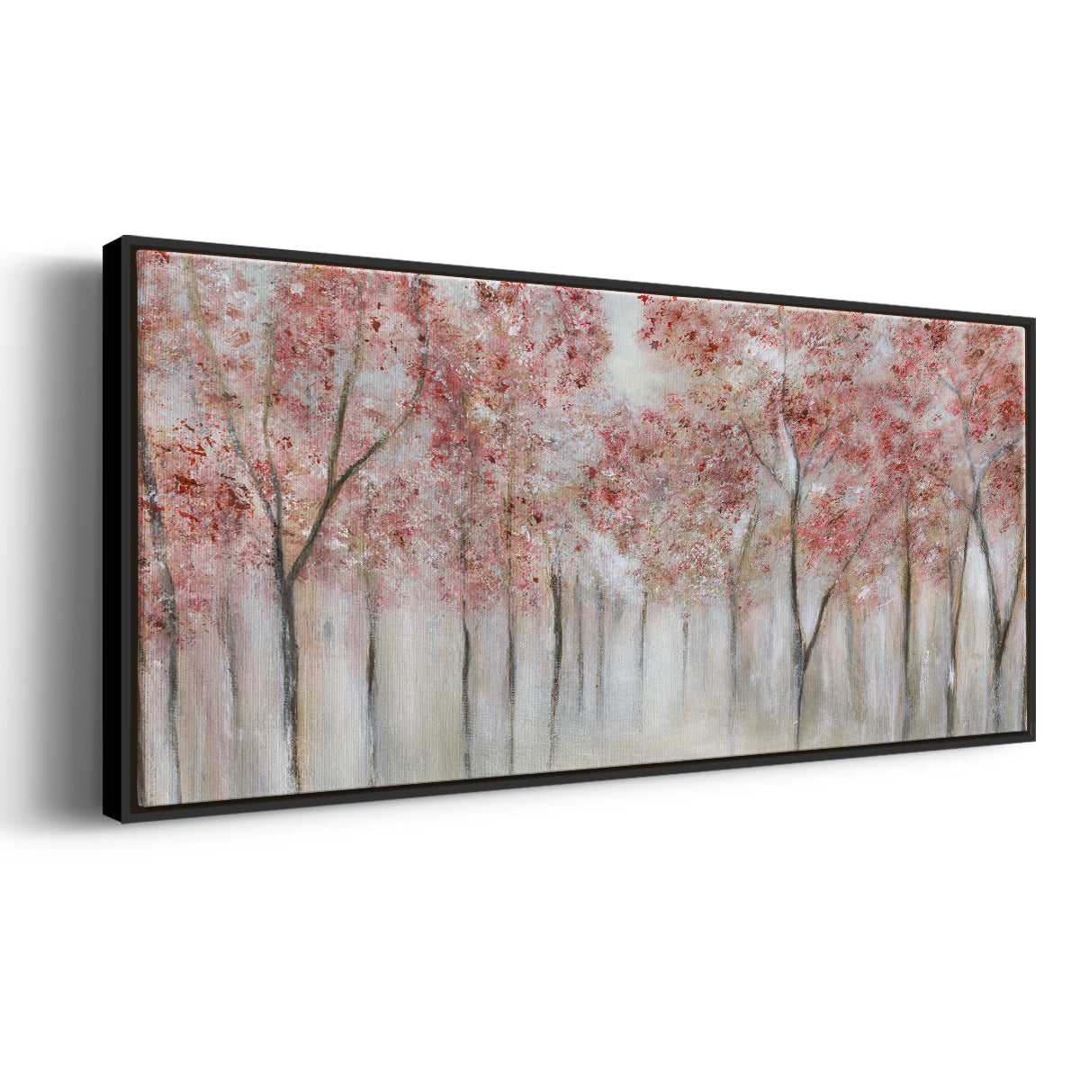 Blushing Spring - Floater Framed Canvas Print