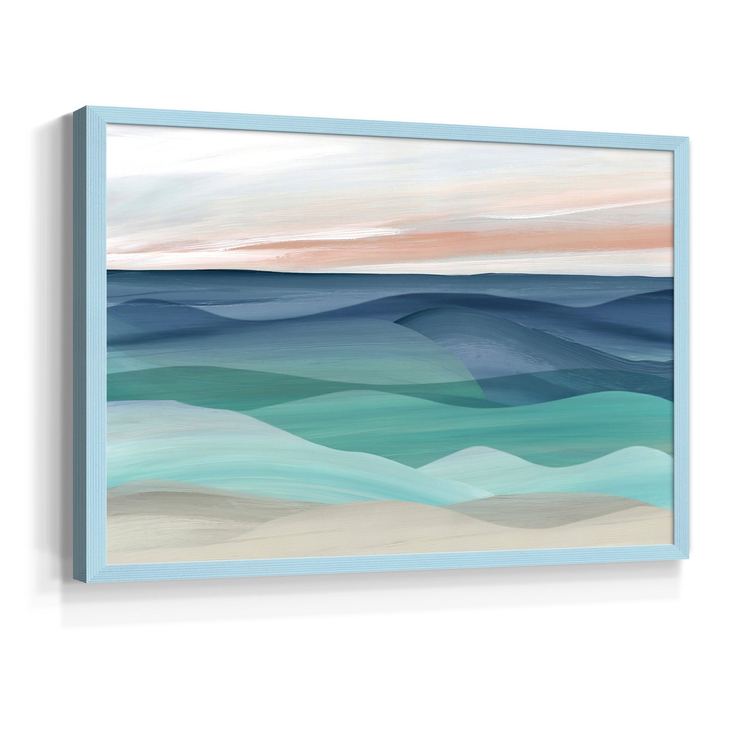 43524,abstract,ocean,landscape,art,painting,modern,sunset,blue,green,tranquility,waves,color,decor,home,framed,contemporary,nature,ocean view,coastal,seascape,peaceful,wall art,interior design,smooth,texture,horizon,stylish,ocean colors,creative,relaxation,scenery,sea,calming,atmosphere,aesthetic,visual,bright,layered,Re-stickable,Abstract