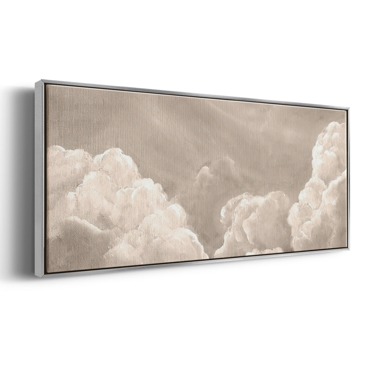 Painted Clouds II - Floater Framed Canvas Print