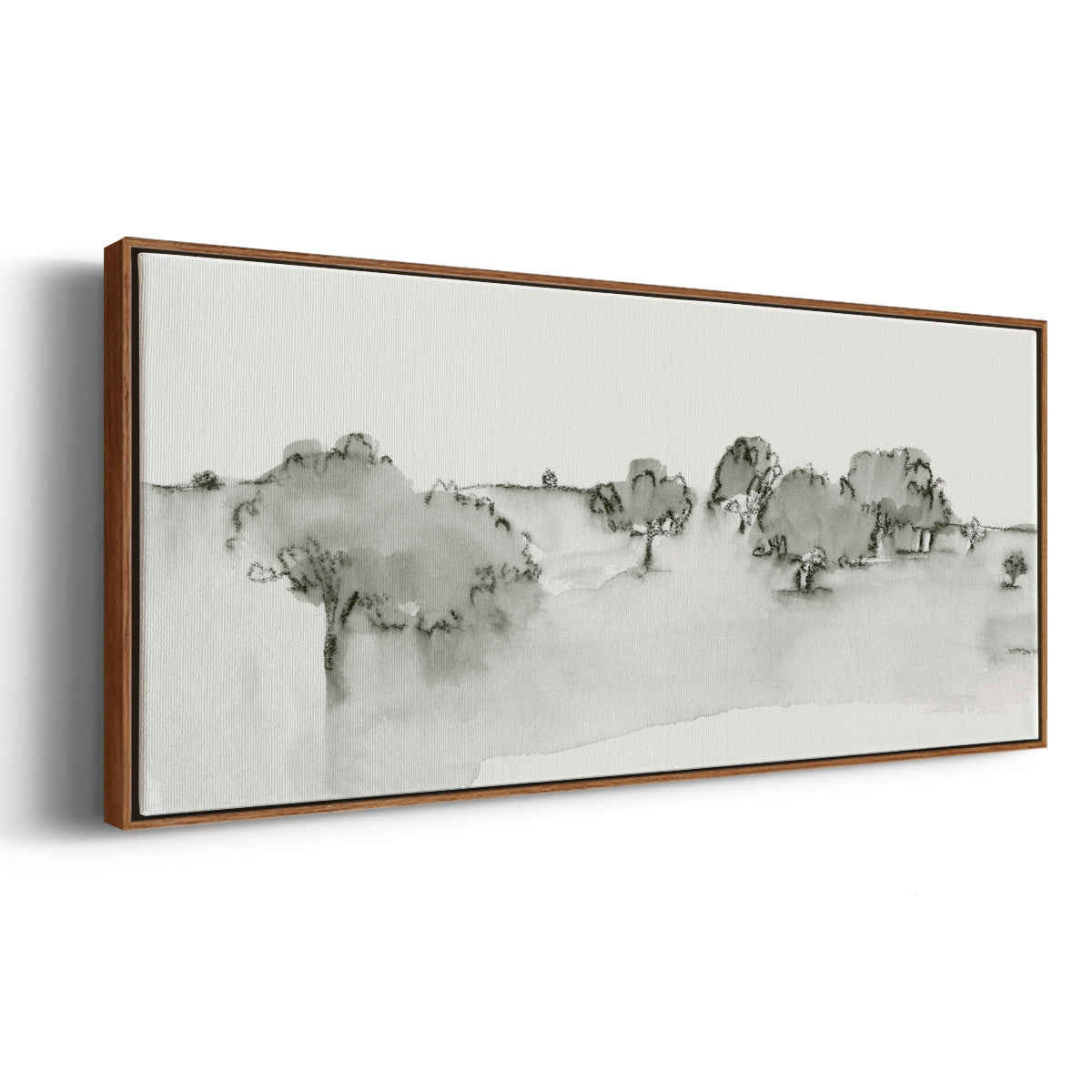 Scenic Scribble I - Floater Framed Canvas Print