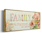 Family Where Our Story Begins - Floater Framed Canvas Print