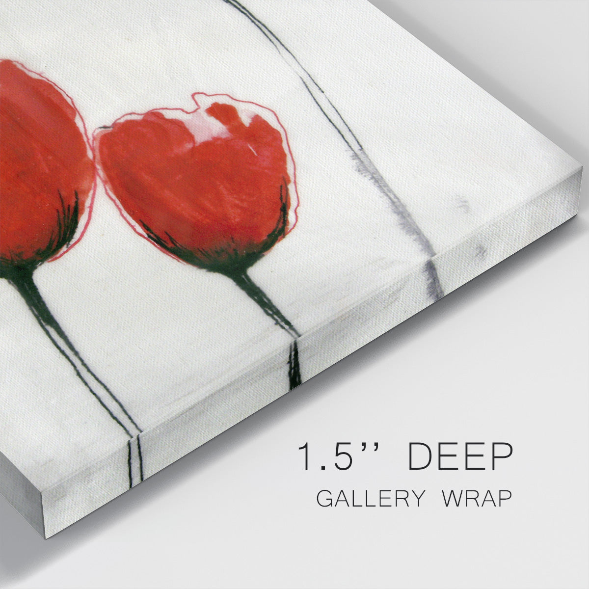 Red Drops VII - Canvas Art Print