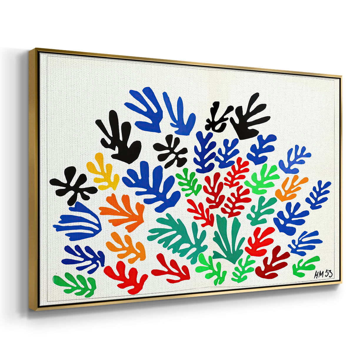 The Sheaf (La gerbe), 1953 - Floater Framed Canvas Print