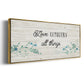 Floral Love - Floater Framed Canvas Print
