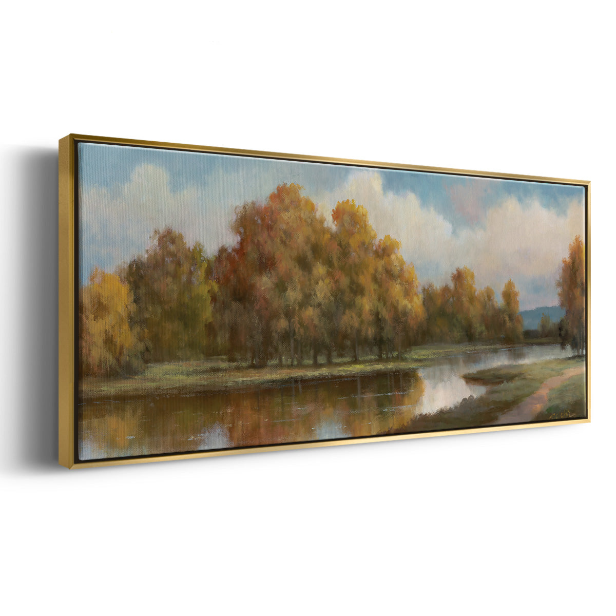 Shenandoah II - Floater Framed Canvas Print