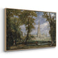 Salisbury Cathedral from the Bishop's Grounds, c. 1825 - Floater Framed Canvas Print