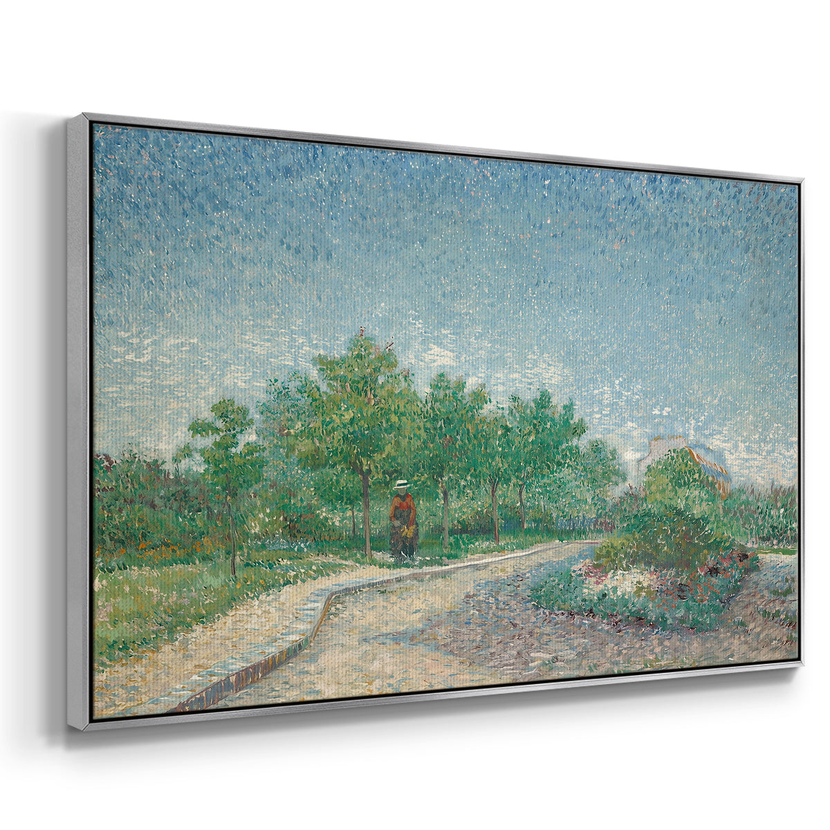 Square Saint-Pierre, Paris, 1887 - Floater Framed Canvas Print