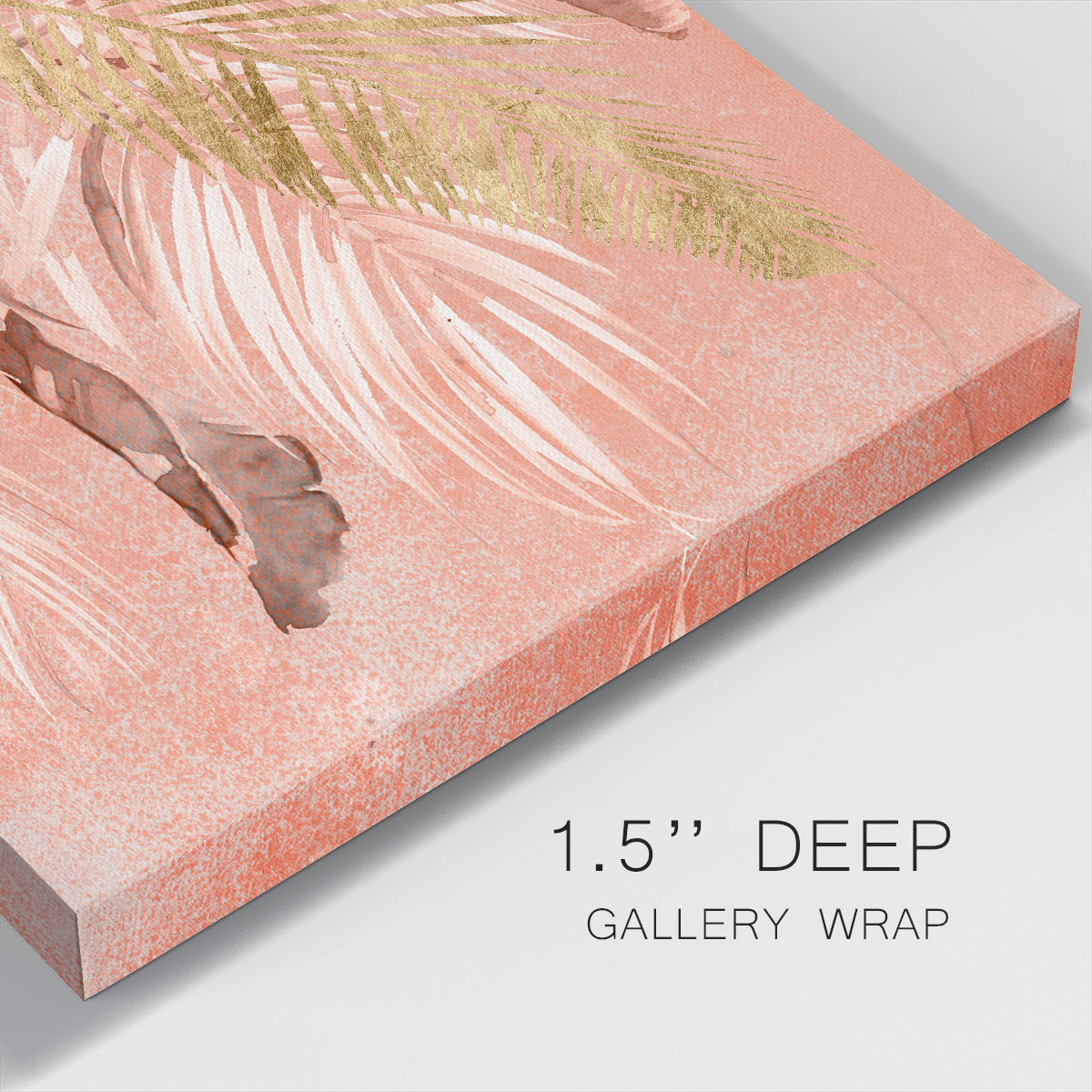 Golden Palms II - Canvas Art Print