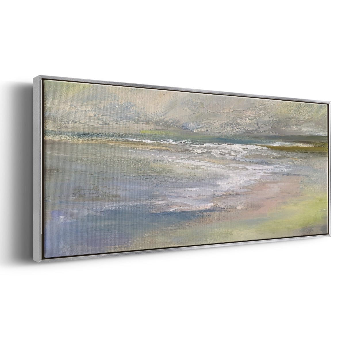Beach Light II - Floater Framed Canvas Print