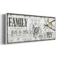 Family Gives Us - Floater Framed Canvas Print