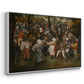 The Wedding Dance, c. 1566 - Floater Framed Canvas Print