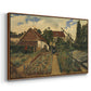 Garden of a Florist (The Flower Garden), 1864 - Floater Framed Canvas Print