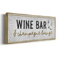 Champagne Lounge - Floater Framed Canvas Print
