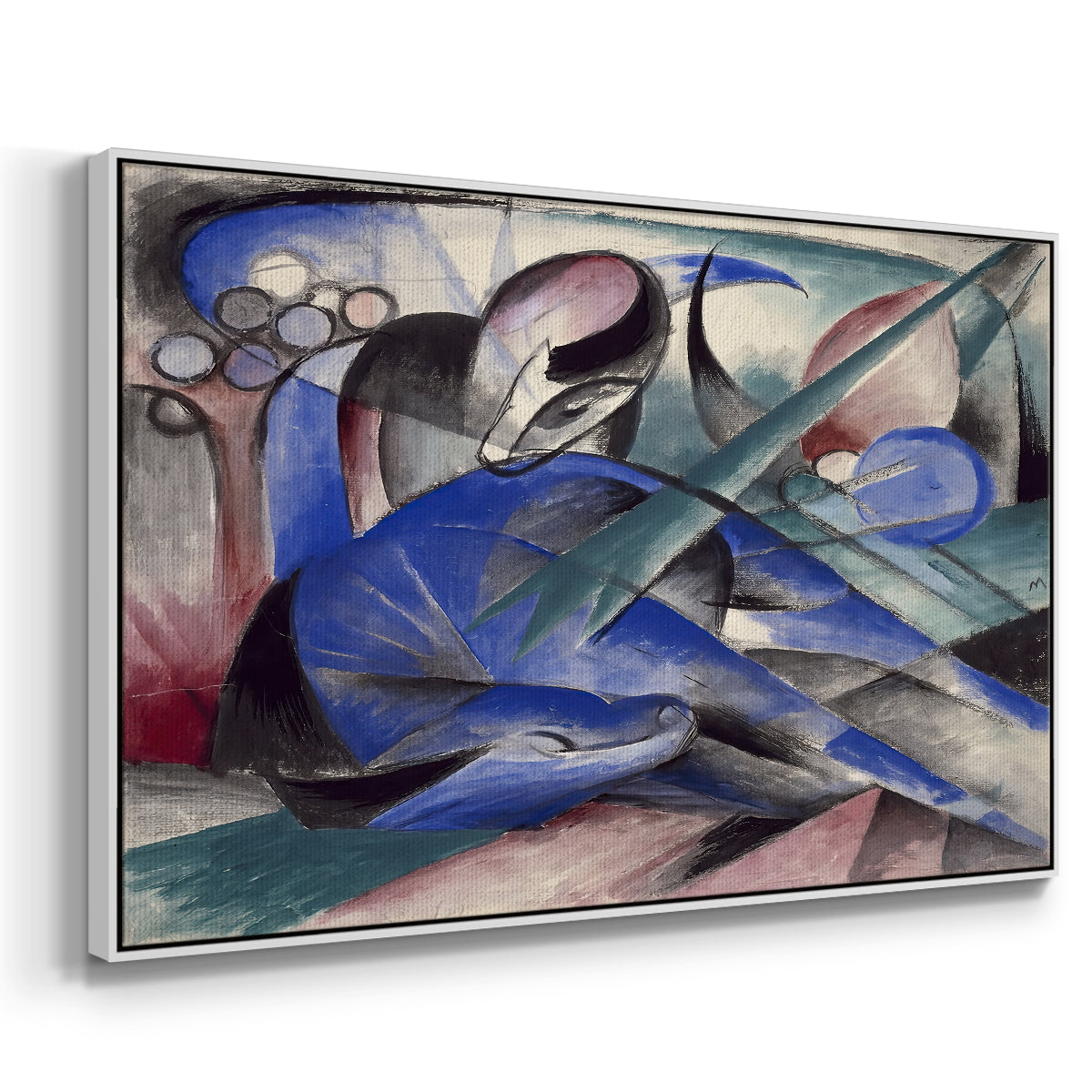 Dreaming Horse, 1913 - Floater Framed Canvas Print